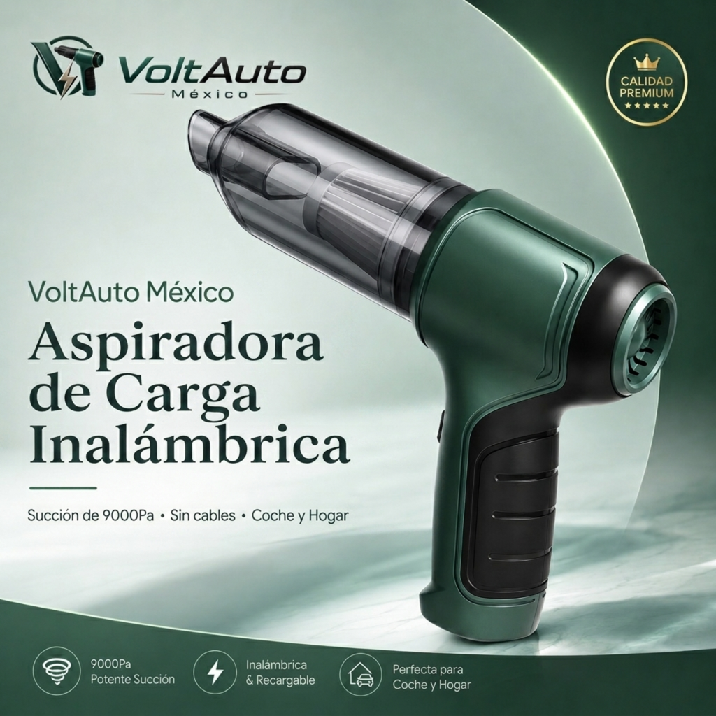 Aspiradora de Carga Inalámbrica VoltAuto México