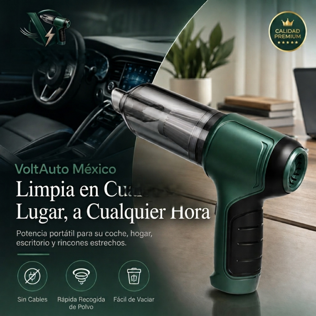 Aspiradora de Carga Inalámbrica VoltAuto México